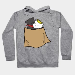 Merthur Cats in a Blanket Hoodie